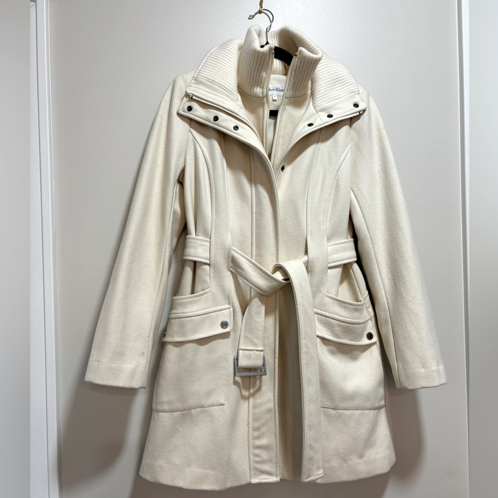 Calvin Klein wool peacoat
